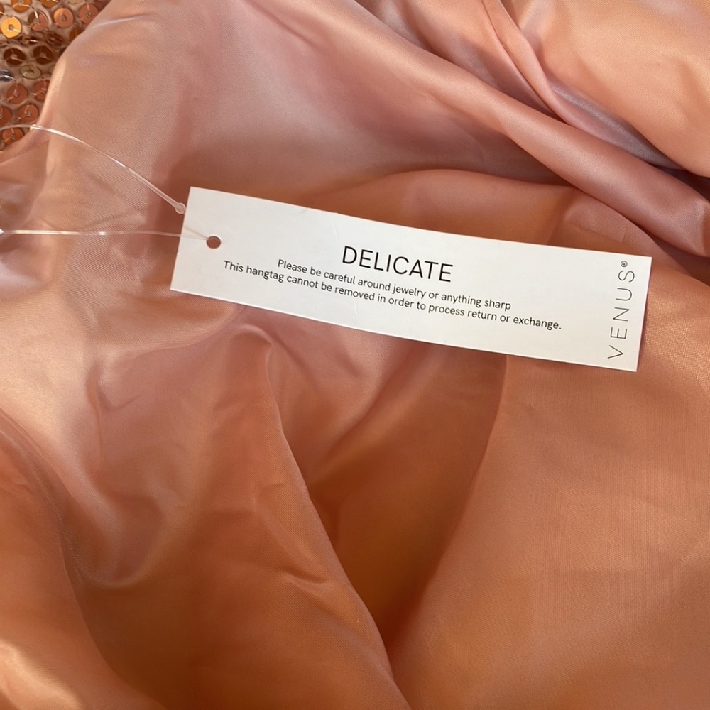 Rose Gold Sequins Jacket - Picture 2 of 2